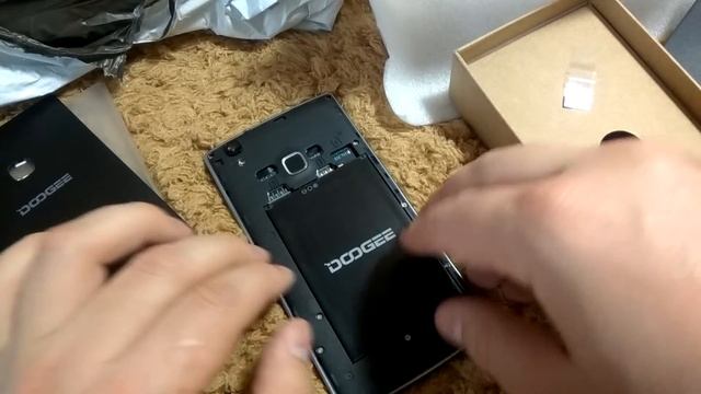 Doogee X5 Max Pro магазин GeekBuying.com Распаковка Unboxing смотреть онлайн