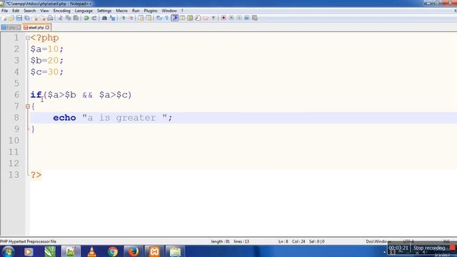 If/Else If/Else Statement in PHP Tutorial-70(Hindi/Urdu) смотреть онлайн