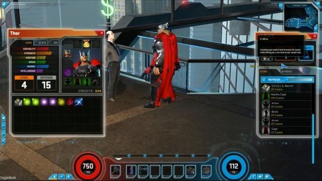 Marvel Heroes: World Hub, Venders and Crafting смотреть онлайн