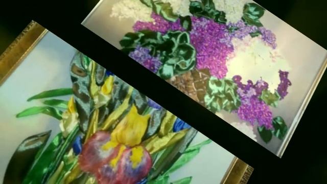 Наталья Мусихина и её вышивки лентами и крестиком. смотреть онлайн