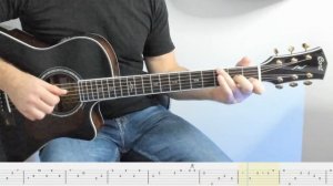The Winner Takes It All - ABBA - Fingerstyle guitar cover - TAB