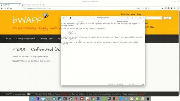 bWAPP - Cross-Site-Scripting - Reflected (AJAX/XML) - #4