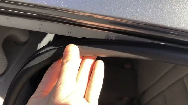 How to change door seal weatherstrip Honda Insight 2010 смотреть онлайн