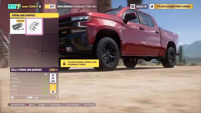 Forza Horizon 5: 2020 Chevy Silverado 1500 Trailboss Gameplay