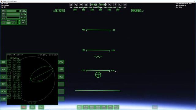 Orbiter 2016 - Getting to orbit #1 (Basics for beginners) смотреть онлайн