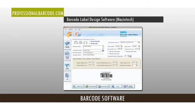 free professional bar code tag sticker labels label font generator software professionalbarcode.com смотреть онлайн