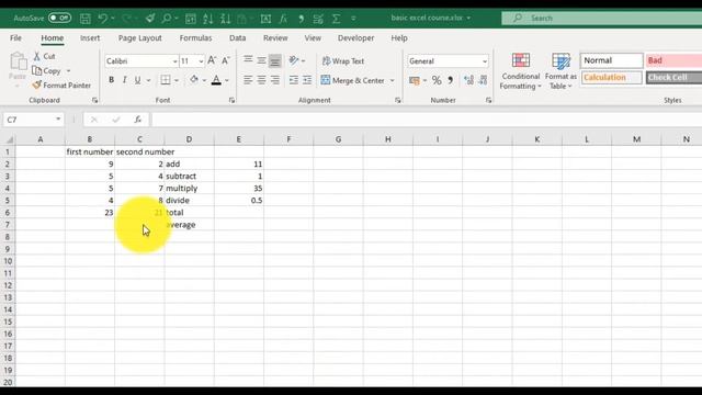 How to add cells in Excel - sum a column смотреть онлайн