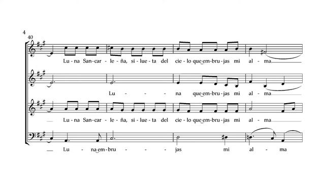 Luna Sancarlena, Paulino Porras, arr. Jose Angel Ramirez y Roger Wesby смотреть онлайн