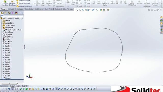 Create evenly distributed sketch points along a curve in SolidWorks and export to excel смотреть онлайн