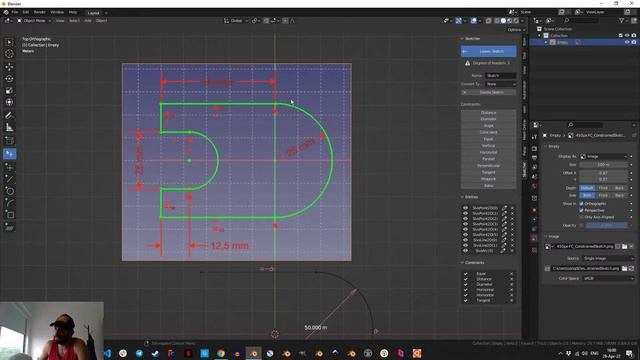 Let's test CAD Sketcher for Blender Part 2 (Getting the hang of it) смотреть онлайн