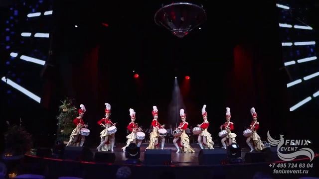 Заказать ансамбль барабанщиц на праздник и корпоратив в Москве  - барабанщицы на встречу гостей