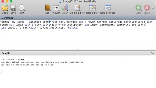 Exporting tables from STATA to excel (code in the description) смотреть онлайн