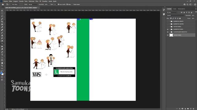 CAPA DE BOX VHS EDITÁVEL - TUTORIAL PHOTOSHOP смотреть онлайн