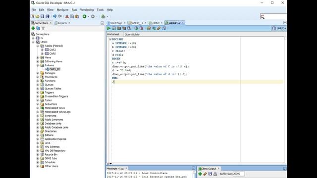 PL-SQL Anonymous Blocks in SQL Developer смотреть онлайн