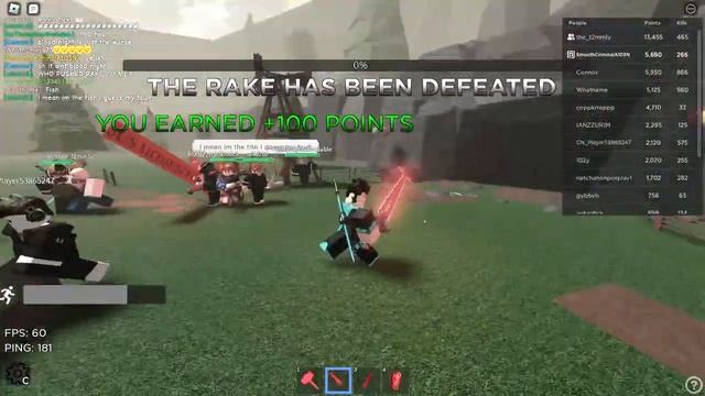 Playing The Rake Kill Simulator After I'm Died and I stop the recording [Roblox] смотреть онлайн