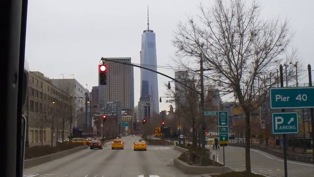Нью Йорк Поездка на автобусе в Беттери парк Рассказ о создании статуи Свободы, массонстве и др. смотреть онлайн