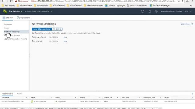 VMware vCloud Availability 2.0.1 : tenant configurations смотреть онлайн