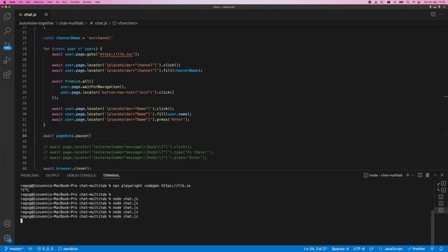 Automating a web chat with Playwright смотреть онлайн