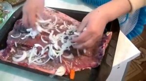 Сазан запеченный в духовке с овощами и картофелем