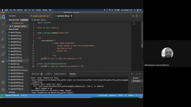 Video 1.- SQLite3-Python. Ejemplos 1 2 3 смотреть онлайн