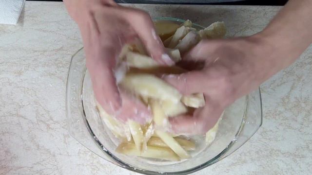 Картофель фри пропаренный 😉по домашнему👍@Nataliecooks
