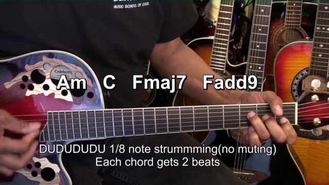 How To Play BREATHE ME Sia On Guitar Tutorial @EricBlackmonGuitar смотреть онлайн