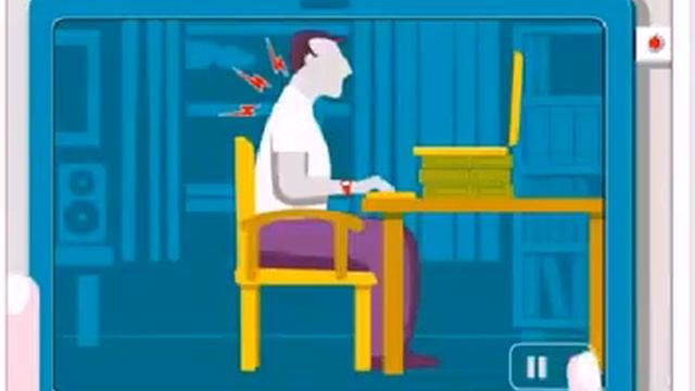 Как правильно сидеть за компьютером