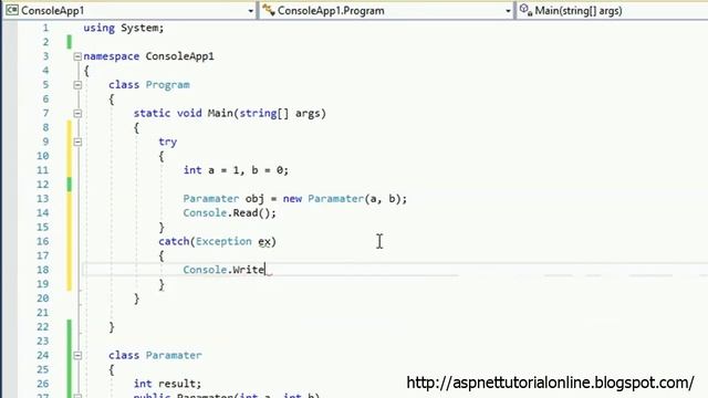 How to handle exception at constructor level in C Sharp dotnet смотреть онлайн