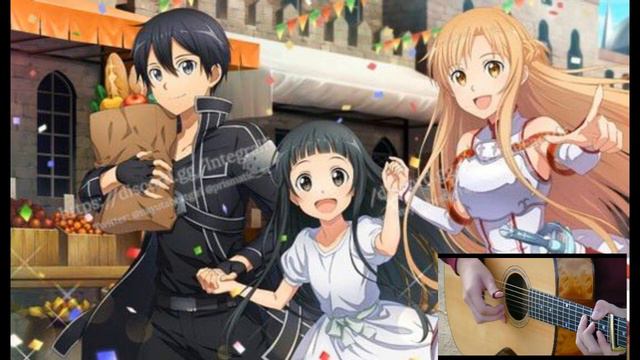 TAB= Sword Art Online OP2 - Innocence - (Eddie Van Der Meer) смотреть онлайн
