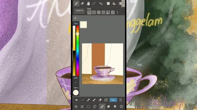 Draw With Me ✨ | Medibang Paint Android | without Stylush Pen смотреть онлайн