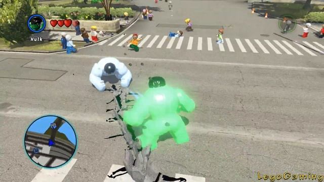 Hulk (Transformation) Vs Grey Hulk Vs Red Hulk - LEGO Marvel Super Heroes Games смотреть онлайн