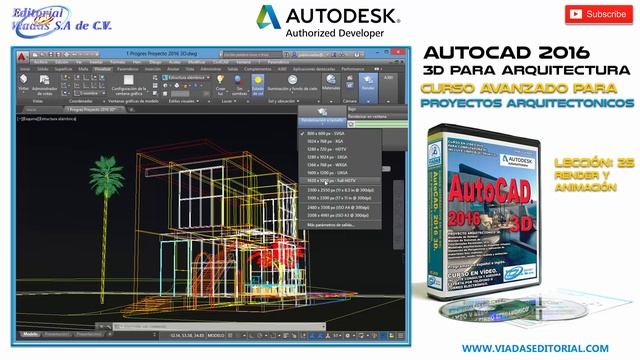 AutoCAD 2016 3D Curso Avanzado | Tutorial en Español | Lección 25 смотреть онлайн