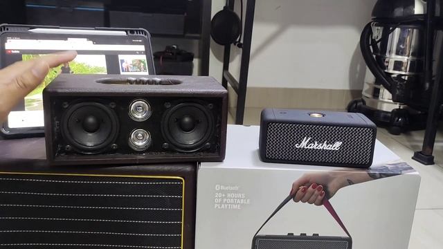 Marshall emberton(20W) VS DIY ZK-502MT (100W) смотреть онлайн