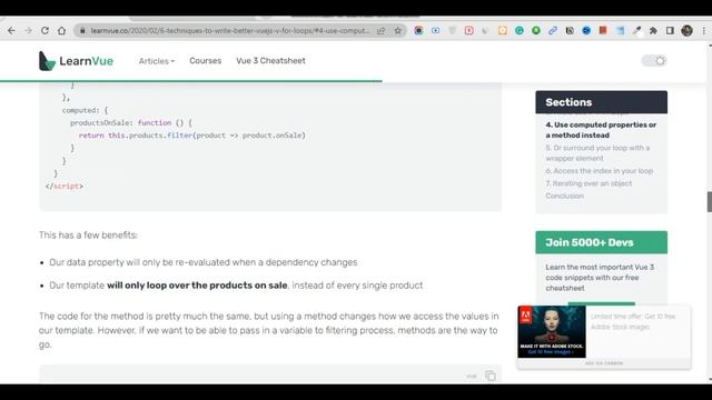 vue js 7 Ways to Write Better Vue v-for Loops смотреть онлайн