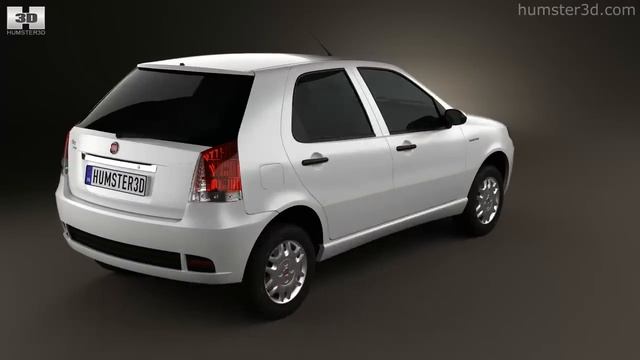 Fiat Palio Fire Economy 2012 by 3D model store Humster3D.com смотреть онлайн