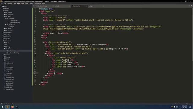 Laravel 9 PDF Generator | How to Generate PDF in Laravel 9 | Laravel 9 Dompdf Example | PDF Laravel смотреть онлайн