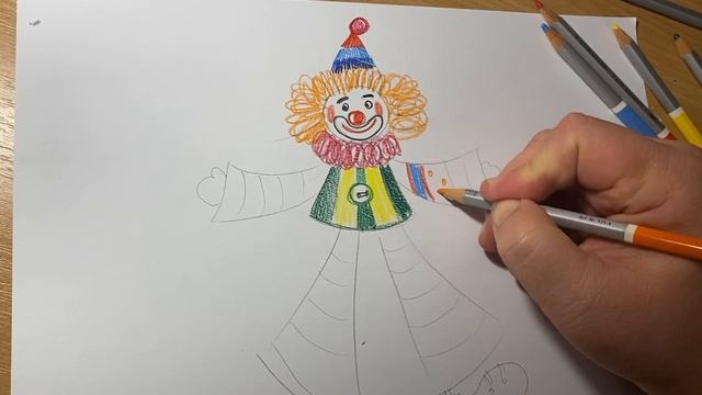Рисуем клоуна легко! смотреть онлайн