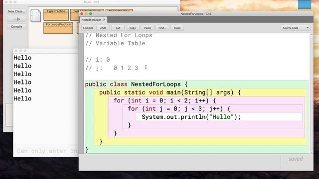 JAVA 2.3: Nested For Loops смотреть онлайн