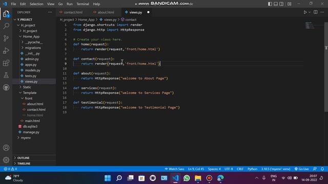 #7 | Render other templates in our project | Extends Templates in Django | #djangotutorial #extends смотреть онлайн