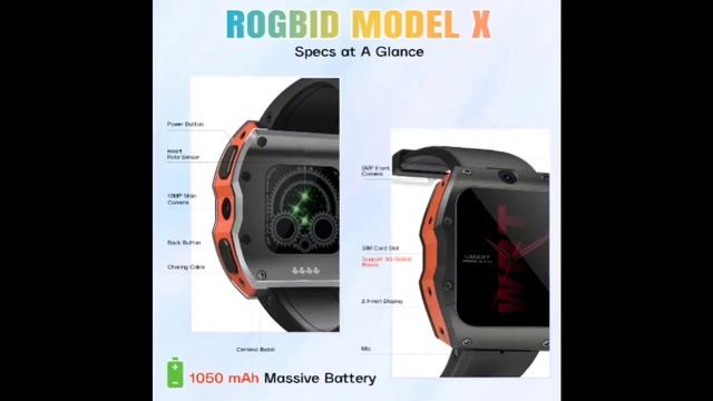 Rogbid Model X 4G Smartwatch: First Look - Reviews Full Specifications смотреть онлайн