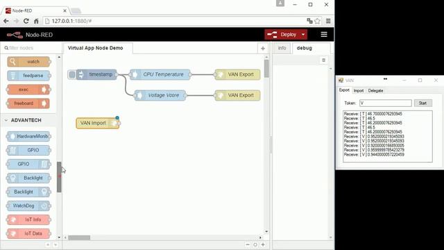 IoT Services - Node-RED Virtual app node смотреть онлайн