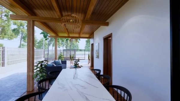 Beautiful House With Floor Plan 8m x 7.5m | Simple Life with small house