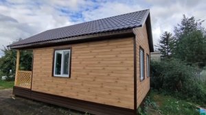 Дачный домик 5х6 с террасой