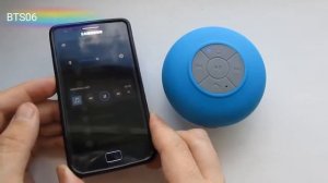 Портативная колонка BTS06 Bluetooth водонепроницаемая с присоской