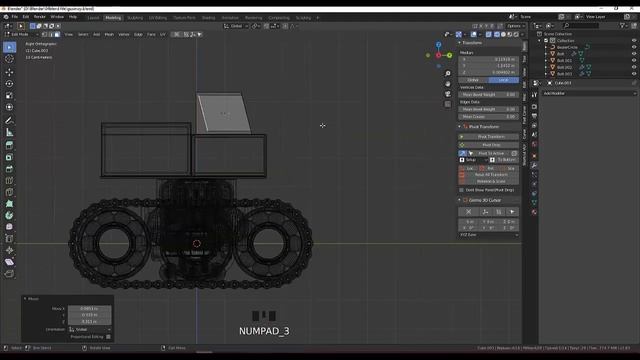 61. Blender Hard Surface Экскаватор (часть5) смотреть онлайн
