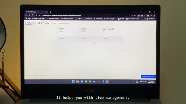CS50x Final Project - To-do List Webapp with Promodoro Timer смотреть онлайн