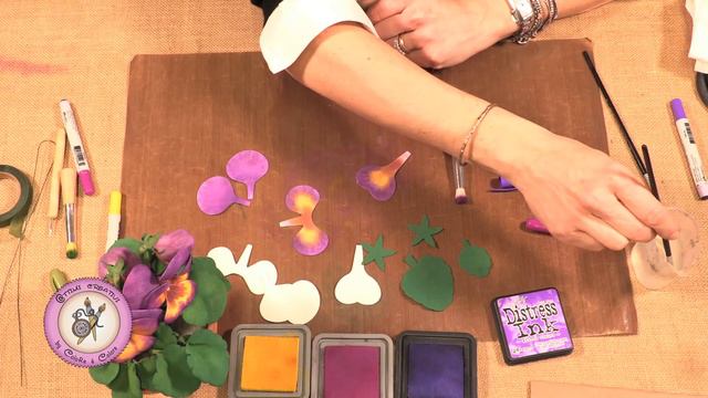 Video Tutorial Viola del pensiero e Violetta per una primavera colorata смотреть онлайн