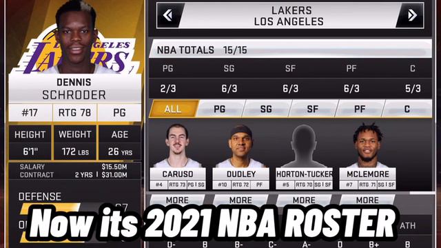 How To Save Roster In NBA 2K20 MOBILE🔥 (Updated 2021 Roster)