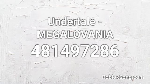 Undertale - MEGALOVANIA Roblox ID - Roblox Music Code смотреть онлайн