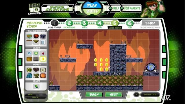 Ben 10 Omniverse: Game Creator Gameplay w/Ball Weevil & Bloxx *HD* смотреть онлайн